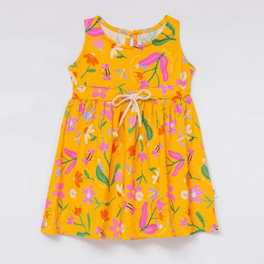 Vestido Estampa Pequenos Seres