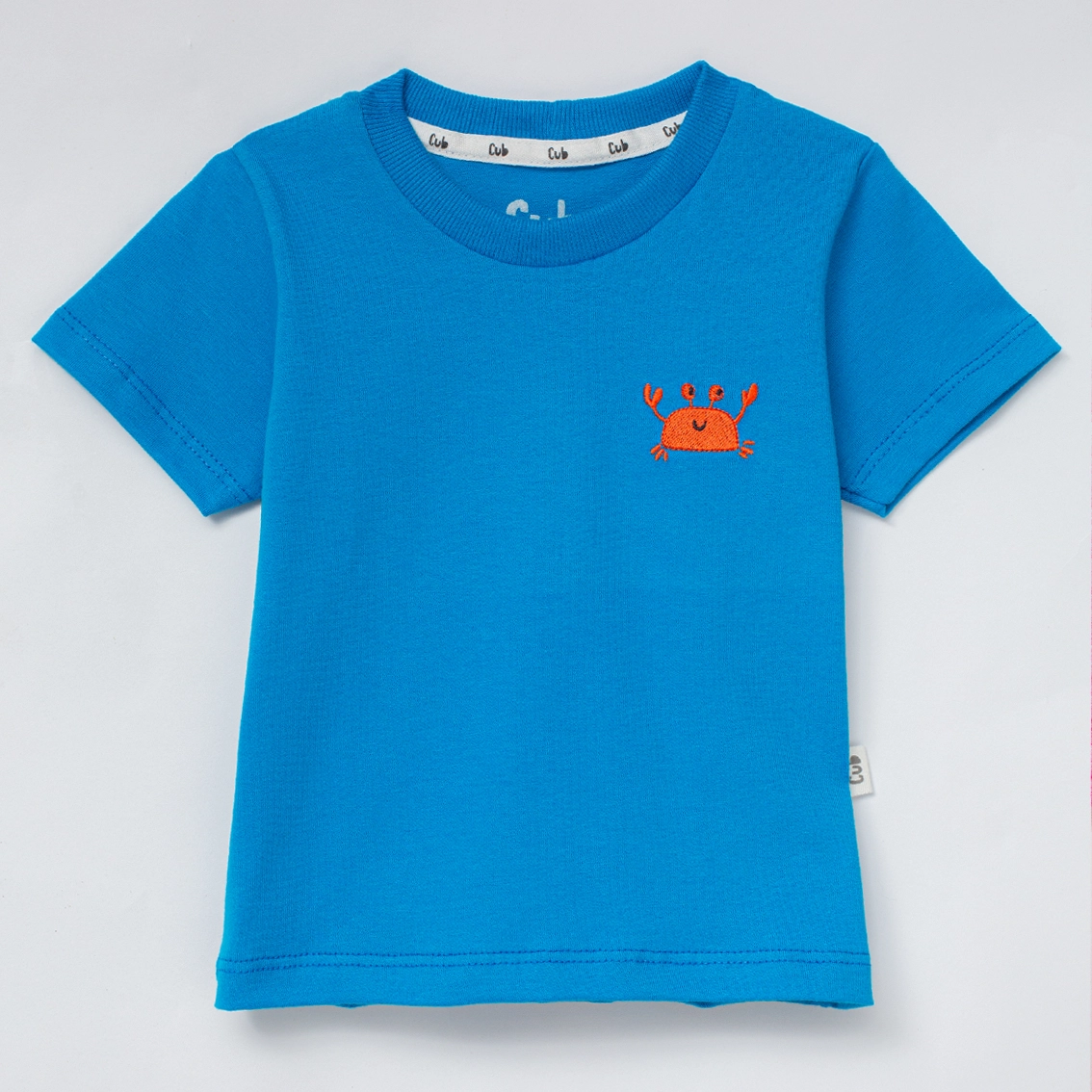 Camiseta Manga Curta Bordado Siri