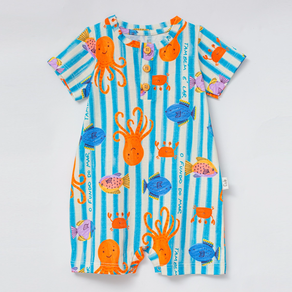 Macaquinho Estampa Oceânicos