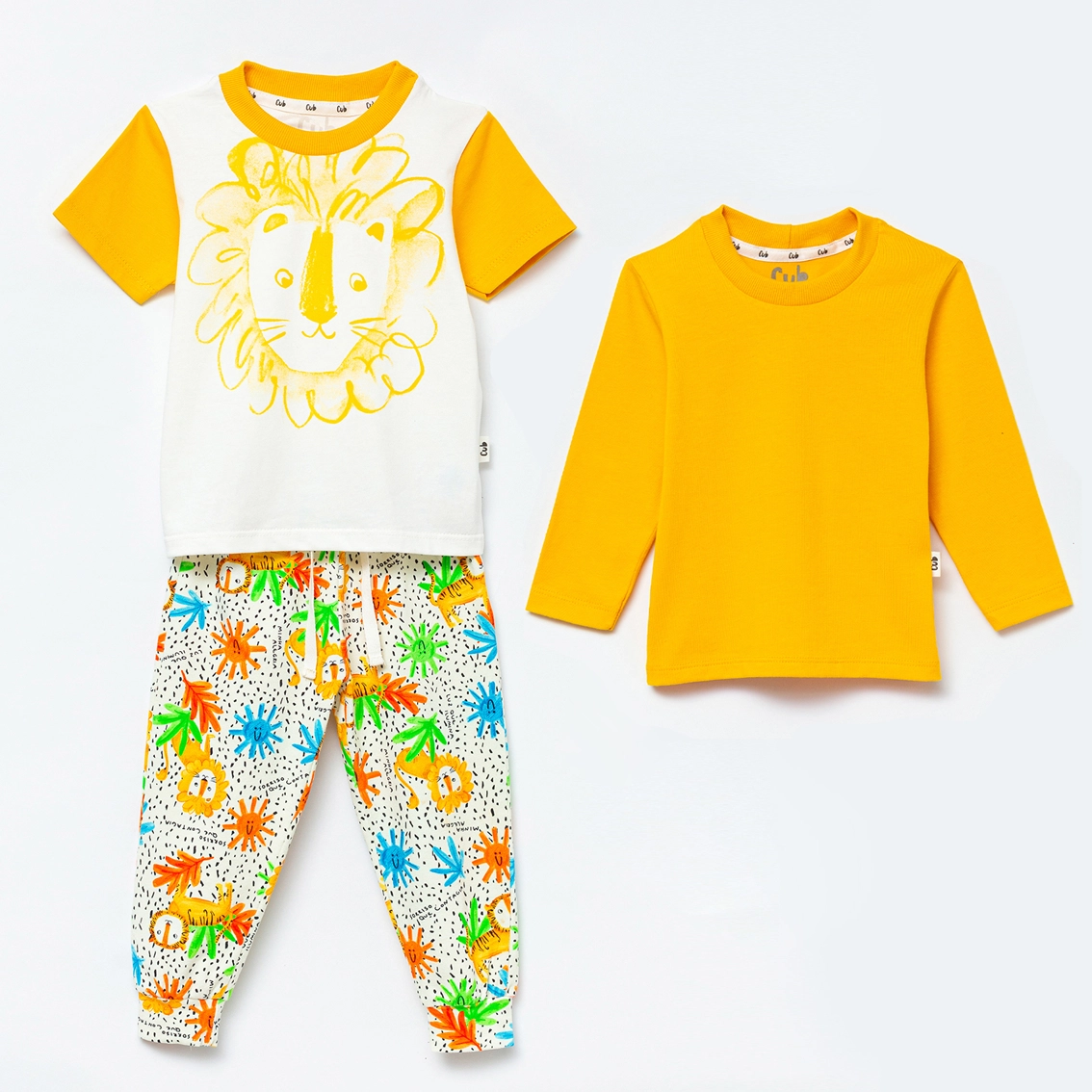 Kit infantil Leãozinho - 3 peças